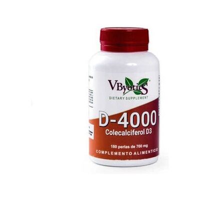 Vbyotics Vitamina D3 4000Ui 180 caps Vbyotics Vitamina D3 4000Ui 180 caps