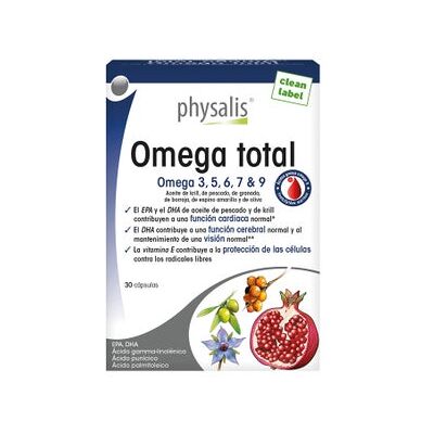 Physalis Omega Total - Suplemento de Omega de Pescado y Plantas Physalis Omega Total - Suplemento de Omega de Pescado y Plantas