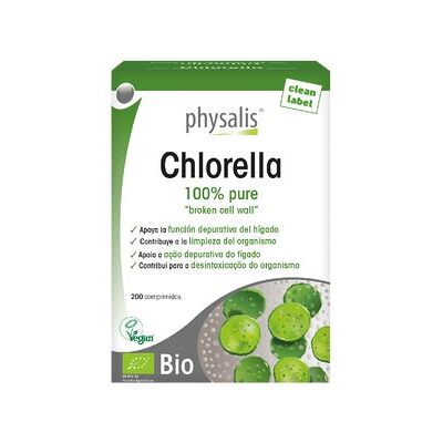 Physalis Chlorella Bio 200 Comprimidos - Suplemento Alimenticio Physalis Chlorella Bio 200 Comprimidos - Suplemento Alimenticio