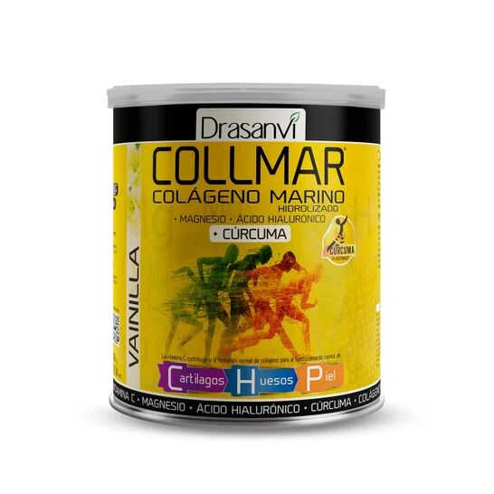 Drasanvi Collmar® Colágeno Marino + Magnesio + Cúrcuma Sabor Vainilla 300g