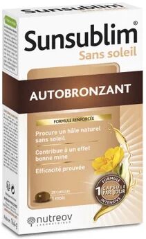 Nutreov sunsublim autobronceador 28 cáps