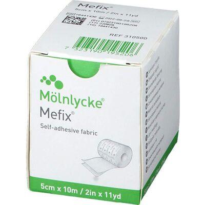 Vendas adhesivas Mölnycke Mefix - 5cm x 10m - Transpirable, Flexible Vendas adhesivas Mölnycke Mefix - 5cm x 10m - Transpirable, Flexible