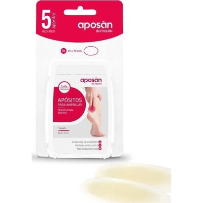 APOSAN Apósitos Hidrocoloides Talón Medianos 5 uds APOSAN Apósitos Hidrocoloides Talón Medianos 5 uds