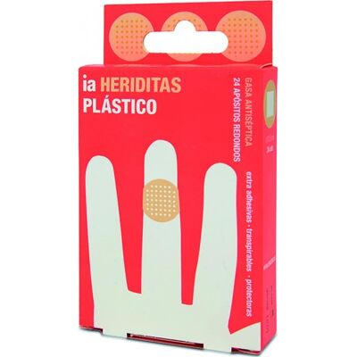 INTERAPOTHEK Apósito Plástico Redondo 2,5 cm 24 uds INTERAPOTHEK Apósito Plástico Redondo 2,5 cm 24 uds