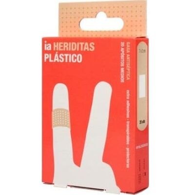 INTERAPOTHEK Apósitos Plásticos 7x2 cm 20 uds INTERAPOTHEK Apósitos Plásticos 7x2 cm 20 uds