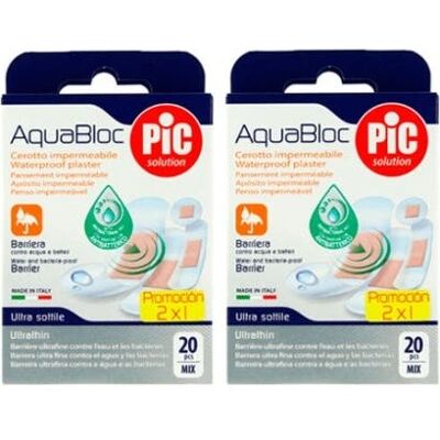 ARTSANA Pic Solution Aquabloc Pack Apósitos Ultrafinas 2x20uds ARTSANA Pic Solution Aquabloc Pack Apósitos Ultrafinas 2x20uds