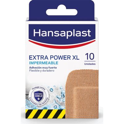 Hansaplast Extra Power XL Apósitos 10 uds Hansaplast Extra Power XL Apósitos 10 uds