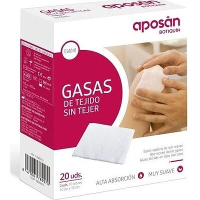 Gasa Estéril APOSAN 10x10cm - Cuidado de Heridas Gasa Estéril APOSAN 10x10cm - Cuidado de Heridas
