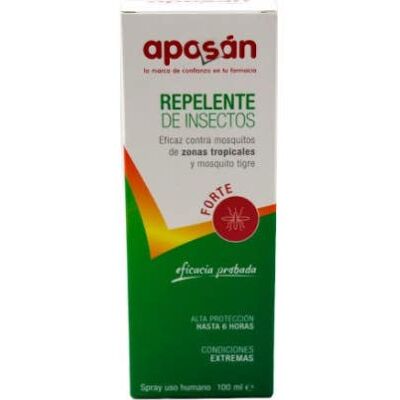 Repelente de Insectos APOSAN Forte 100ml - Protección Exterior Repelente de Insectos APOSAN Forte 100ml - Protección Exterior