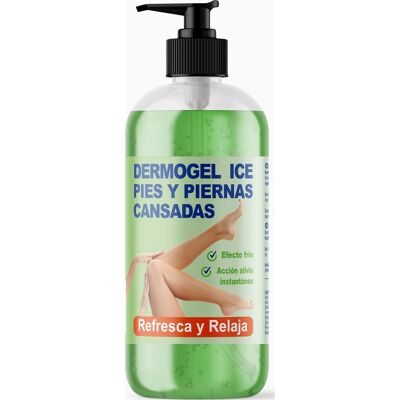 QKnatur - Dermo Gel Ice - 500ml - Para piernas cansadas - Gel QKnatur - Dermo Gel Ice - 500ml - Para piernas cansadas - Gel