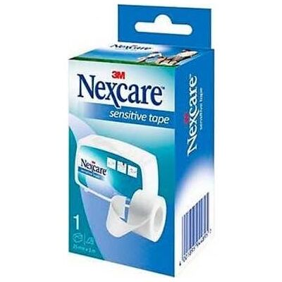 Cinta médica transparente hipoalergénica Nexcare - 5m x 2,5cm Cinta médica transparente hipoalergénica Nexcare - 5m x 2,5cm