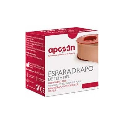 APOSAN Aposán Esparadrapo Tela Piel 5 X1,25 cm 1 ud APOSAN Aposán Esparadrapo Tela Piel 5 X1,25 cm 1 ud