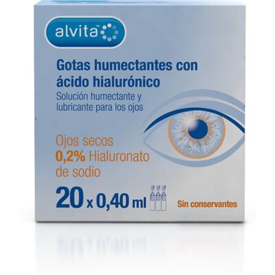 Alvita - Gotas Humectantes Ácido Hialurónico - Eye drops Alvita - Gotas Humectantes Ácido Hialurónico - Eye drops