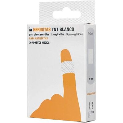 INTERAPOTHEK Apósitos Adhesivo TNT Blanco 20 uds INTERAPOTHEK Apósitos Adhesivo TNT Blanco 20 uds