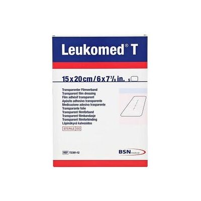 Adhesivo Transparente Estéril Leukomed T 15x20cm - Pack de 5 Adhesivo Transparente Estéril Leukomed T 15x20cm - Pack de 5