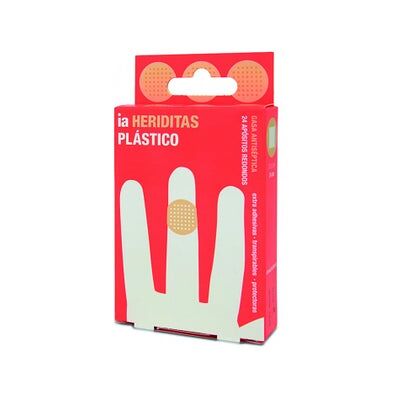 INTERAPOTHEK Apósito Plástico Redondo 2,5 cm 24 uds INTERAPOTHEK Apósito Plástico Redondo 2,5 cm 24 uds