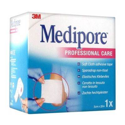 Cinta de primeros auxilios 3M - Hipoalergénica, Transpirable, Alta adherencia Cinta de primeros auxilios 3M - Hipoalergénica, Transpirable, Alta adherencia