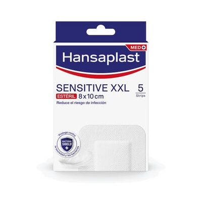 Hansaplast Med+ Sensitive XXL Apósitos 8x10 cm 5 uds Hansaplast Med+ Sensitive XXL Apósitos 8x10 cm 5 uds