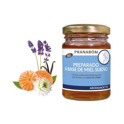 Pranarôm Aromanoctis Preparado a Base de Miel Sueño BIO 100 ml Pranarôm Aromanoctis Preparado a Base de Miel Sueño BIO 100 ml