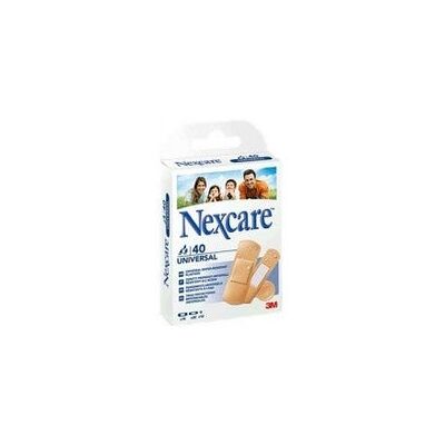 Curitas Universales Nexcare - Primeros Auxilios - 40 unidades Curitas Universales Nexcare - Primeros Auxilios - 40 unidades