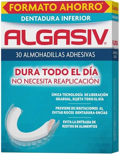 ALGASIV Almohadillas Adhesivas Prótesis Inferior 30uds