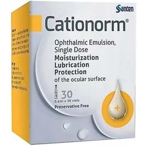 SANTEN ITALY Srl Santen Cationorm Pphthalmic Emulsion 30monodosis