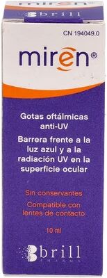 BRILL Miren Gotas Oftálmicas Anti UV 10ml