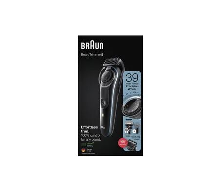 Braun Beard Trimmer 5 BT5340 Black Blue 1ud