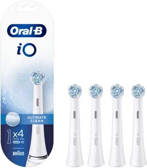 Oral-B Recambio Cepillo Dental iO Ultimate Clean Blanco 4uds