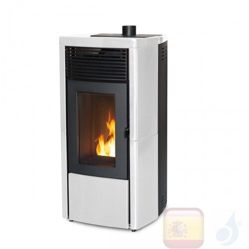 MCZ Estufa De Pellets Star Comfort Air 10 M1 10.0 Kw Cerámico Blanco Canalizable Mando A Distancia Maestro Con Termostato A+ MCZ Estufa De Pellets Star Comfort Air 10 M1 10.0 Kw Cerámico Blanco Canalizable Mando A Distancia Maestro Con Termostato A+