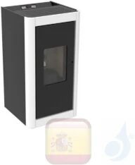 Cola Estufa De Pellets Urban Blanco 6.3 Kw Serie Premium A+ Ventilada Tipo De Revestimiento Metal Código La11ur0y Cola Estufa De Pellets Urban Blanco 6.3 Kw Serie Premium A+ Ventilada Tipo De Revestimiento Metal Código La11ur0y