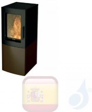 Ravelli Estufa De Pellets Alfa S 6.5 Kw Tipo De Revestimiento Metal Bronce A+ Convección Natural Ravelli Estufa De Pellets Alfa S 6.5 Kw Tipo De Revestimiento Metal Bronce A+ Convección Natural