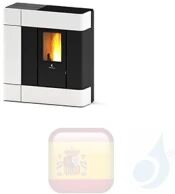 Ravelli Estufa De Pellets Elettra 8 Kw Tipo De Revestimiento Metal Blanco A+ Ventilado Ravelli Estufa De Pellets Elettra 8 Kw Tipo De Revestimiento Metal Blanco A+ Ventilado