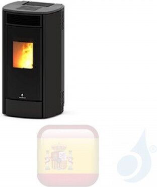 Ravelli Estufa De Pellets Sphere V Steel 10.8 Kw Tipo De Revestimiento Metal Negro A+ Ventilado Ravelli Estufa De Pellets Sphere V Steel 10.8 Kw Tipo De Revestimiento Metal Negro A+ Ventilado