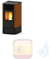 Ravelli Estufa De Pellets Sc 90 8.3 Kw Wifi Tipo De Revestimiento Metal Bronce A+ Canalizable Ravelli Estufa De Pellets Sc 90 8.3 Kw Wifi Tipo De Revestimiento Metal Bronce A+ Canalizable