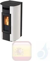 Ravelli Estufa Termo De Pellets Hrv 250 Steel 24.7 Kw Tipo De Revestimiento Metal Blanco A++ Ravelli Estufa Termo De Pellets Hrv 250 Steel 24.7 Kw Tipo De Revestimiento Metal Blanco A++