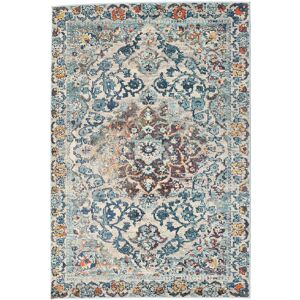 RugVista Cheverny Alfombra - Azul / Blanco crema 160x230