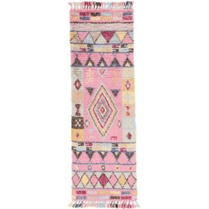 RugVista Fanny Alfombra - Rosa / Multicolor 80x250