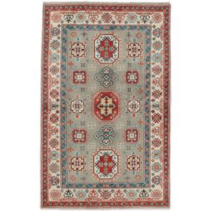 Anudada a mano . Origen: Afghanistan Kazak Fine Alfombra 93x148