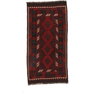 Anudada a mano . Origen: Afghanistan Afghan Vintage Kilim Alfombra 102x207