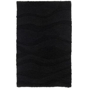 RugVista Breeze alfombrilla de baño - Negro 50x80