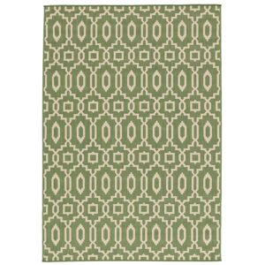 RugVista Zellige Alfombra - Verde / Beige 200x300