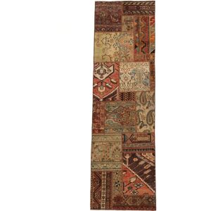 Anudada a mano . Origen: Persia / Iran Patchwork Alfombra 74x249