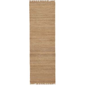 RugVista Solista Plain Jute Alfombra - Beige 80x250