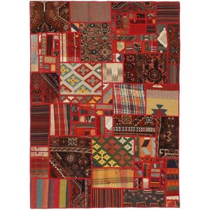 Anudada a mano . Origen: Persia Kilim Patchwork Alfombra 140x200