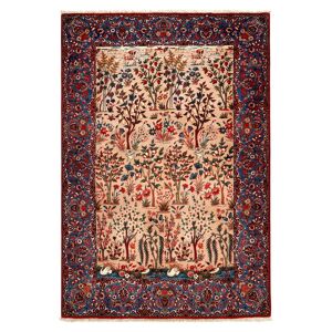 Anudada a mano . Origen: Persia / Iran Isfahan de seda urdimbre Alfombra 155x223