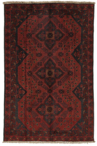 Anudada a mano . Origen: Afghanistan Alfombra Afghan Khal Mohammadi Alfombra 78X119 Negro/Rojo Oscuro (Lana, Afganistán)