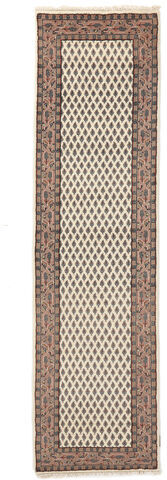 Anudada a mano . Origen: India 73X270 Alfombra Mir Indo Alfombra Oriental Alfombra De Pasillo Marrón/Beige (Lana, India)