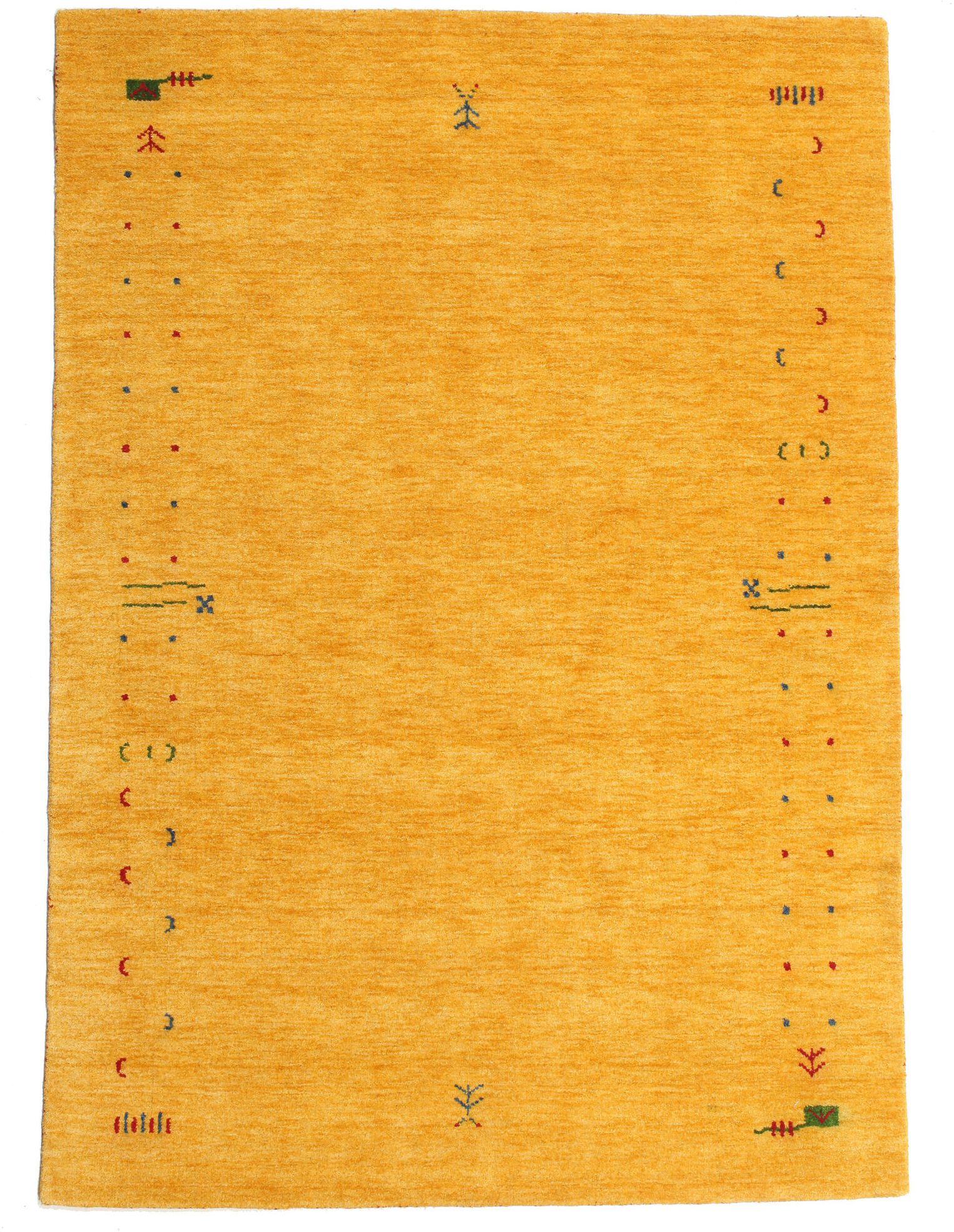 RugVista Gabbeh Loom Frame Alfombra - Amarillo 160x230