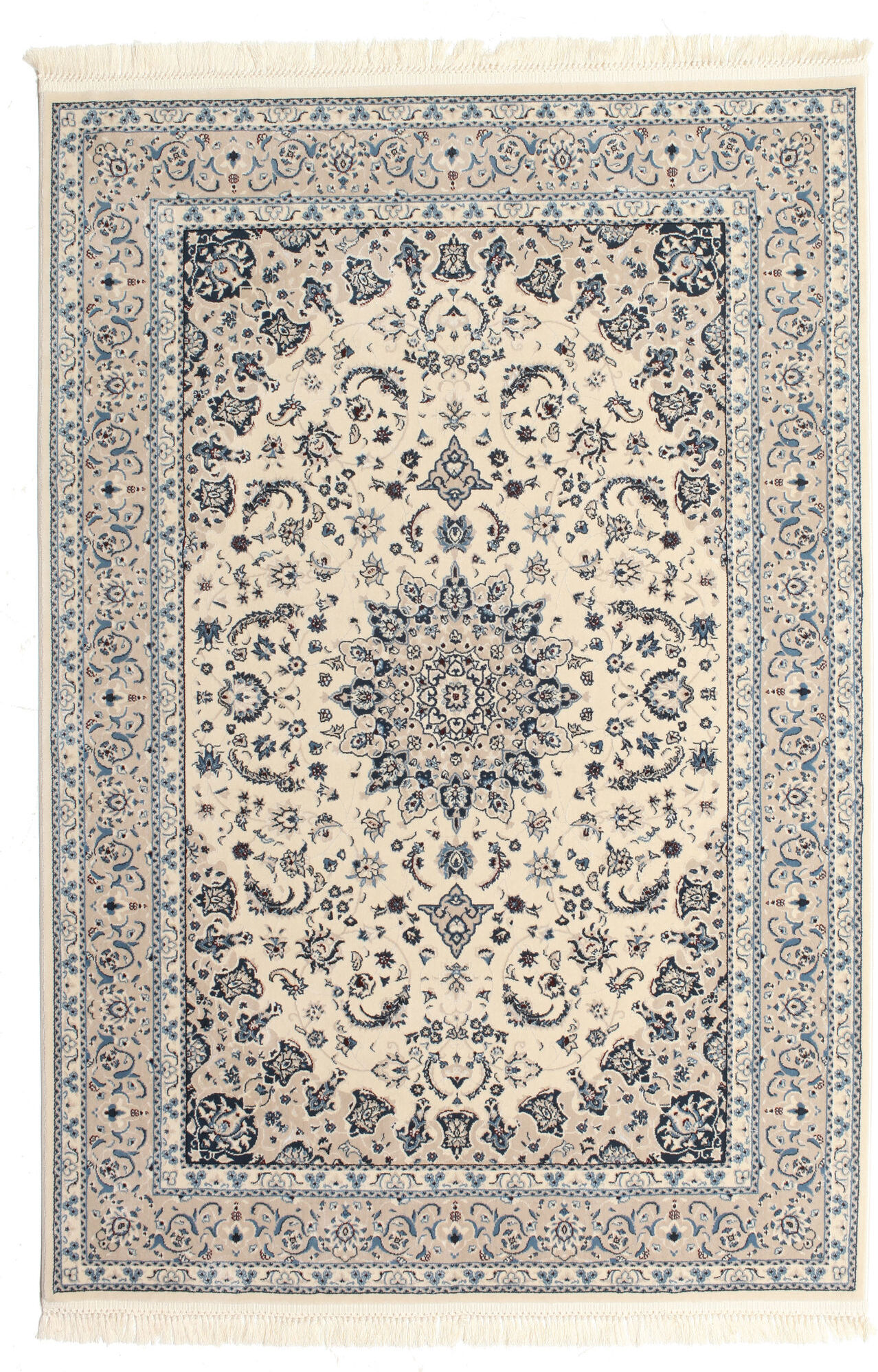 RugVista Nain Emilia Alfombra - Beige / Azul 160x230